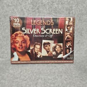 Legends of the Silver Screen Onscreen & Off 10 DVD Box Set Classic Movies Sealed